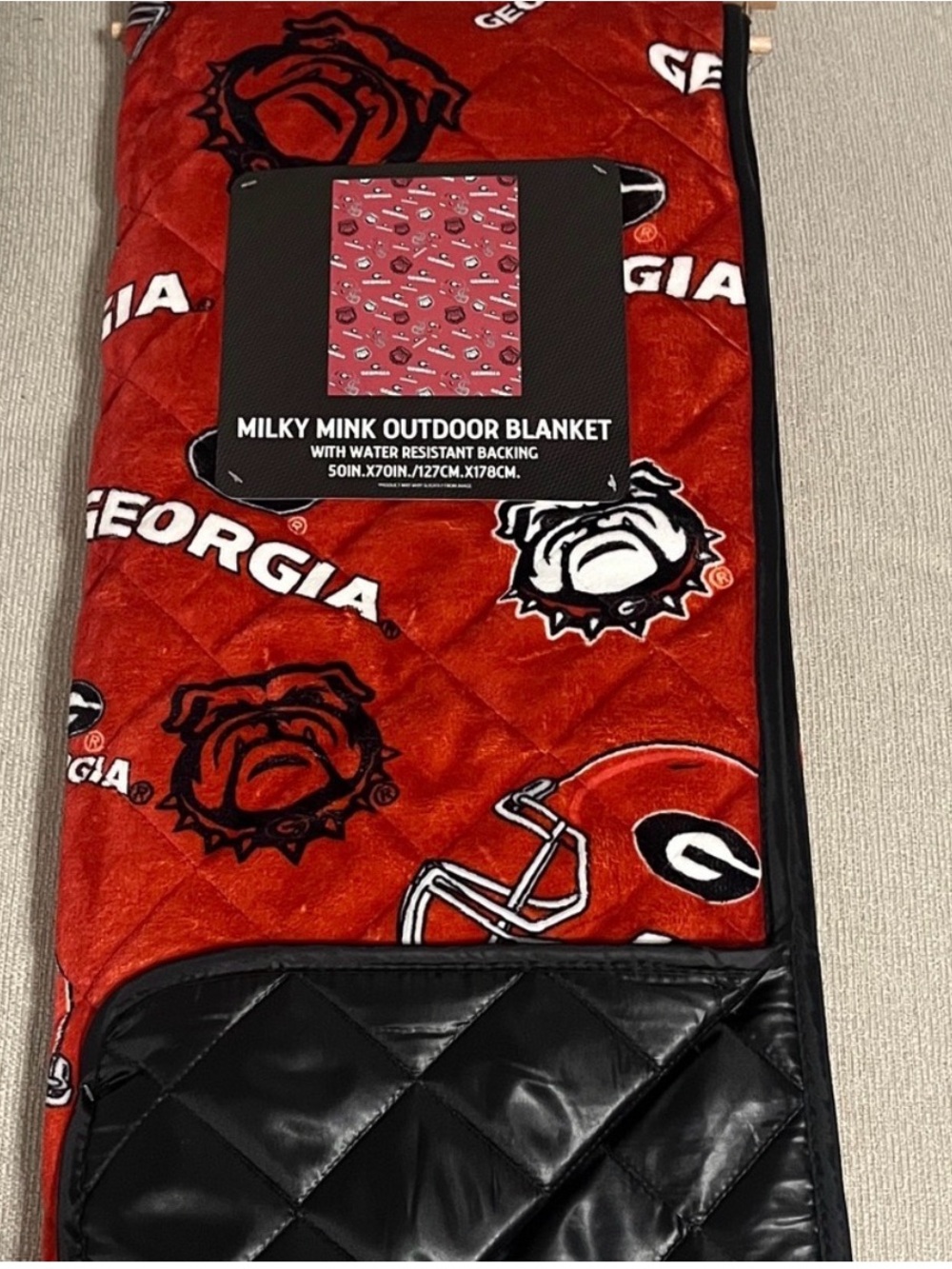University of Georgia Red Bulldog Outdoor Blanket
